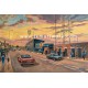 Plough Lane Stadium 'Going to the Match' Fine Art Print - AFC Wimbledon